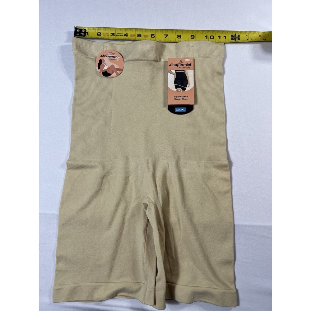 Shapermint Every Day High-Waisted Shaper Shorts Tummy Control XL/2XL Nude - Picture 6 of 9